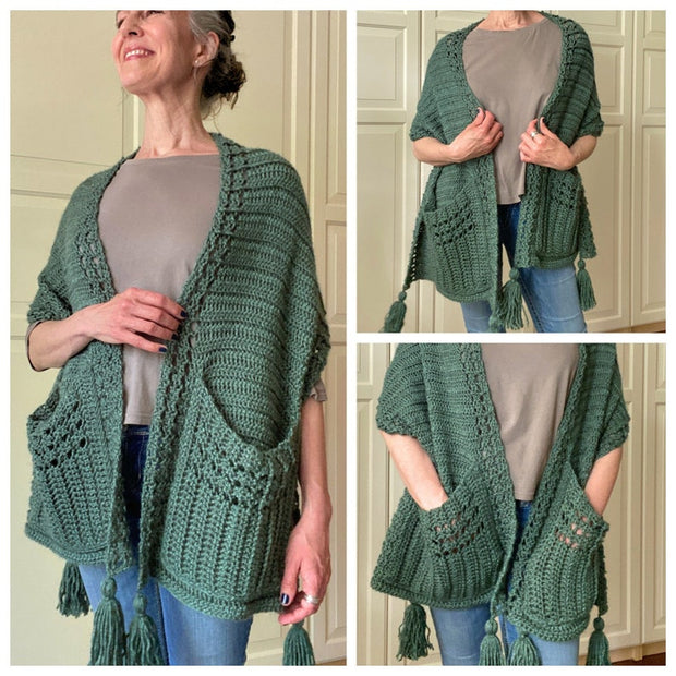 Tessa Wrap CROCHET PATTERN
