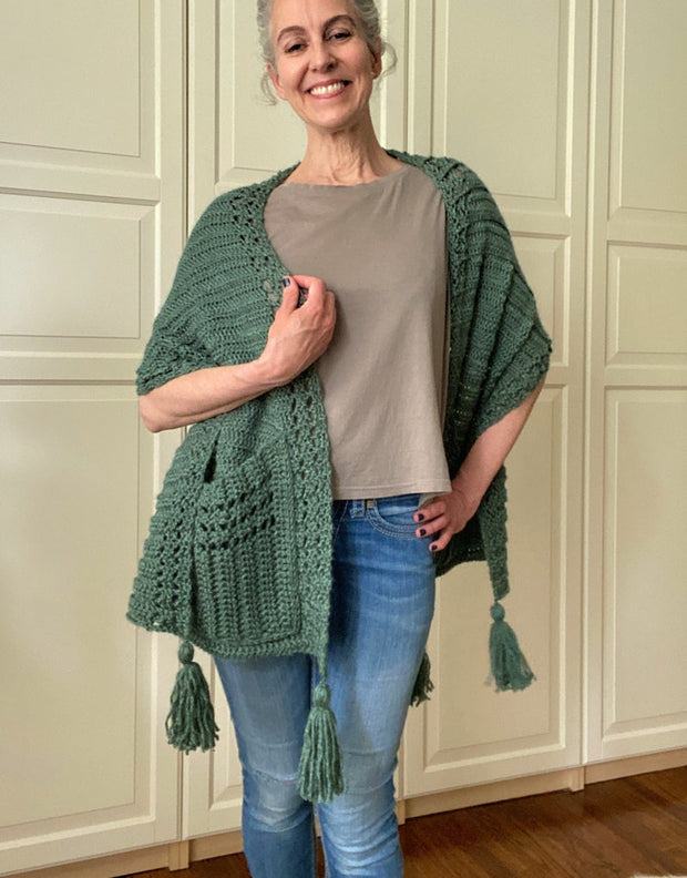 Tessa Wrap CROCHET PATTERN