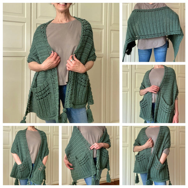 Tessa Wrap CROCHET PATTERN