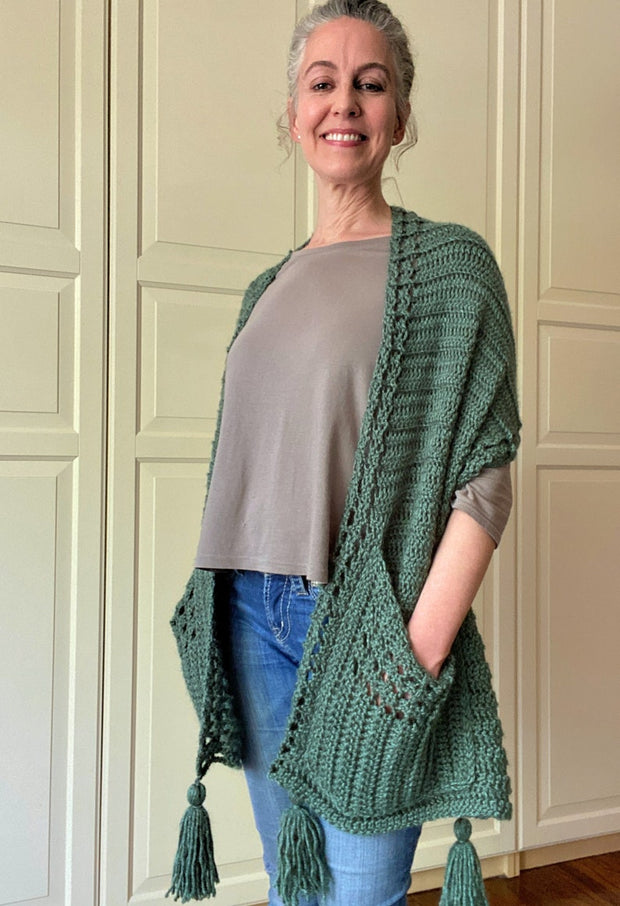 Tessa Wrap CROCHET PATTERN