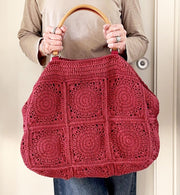 The Weekend monochromatic Bag CROCHET PATTERN