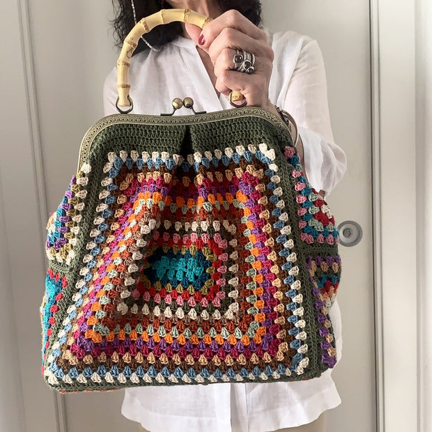 The Granny square bag CROCHET PATTERN