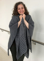Ruana Wrap CROCHET PATTERN