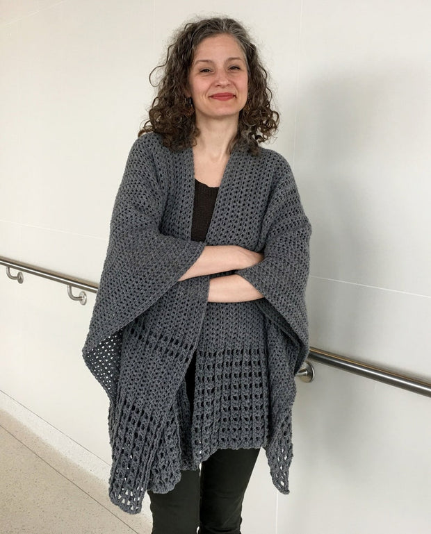 Ruana Wrap CROCHET PATTERN
