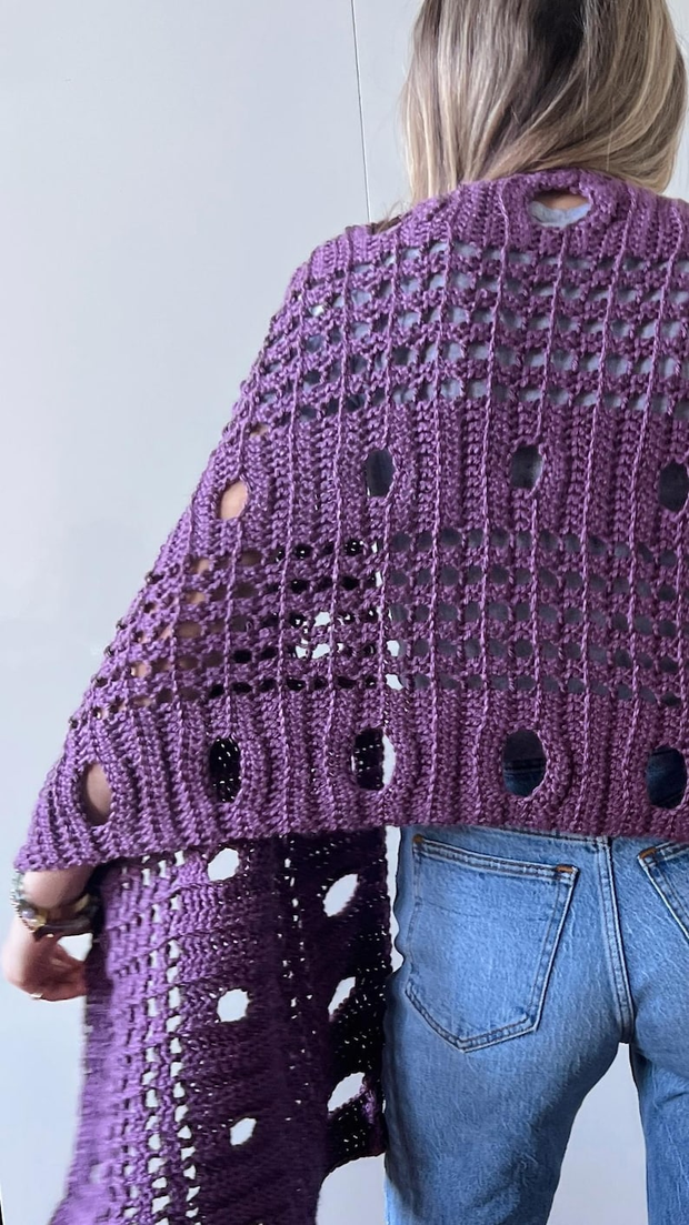 Polino Shawl Wrap CROCHET PATTERN