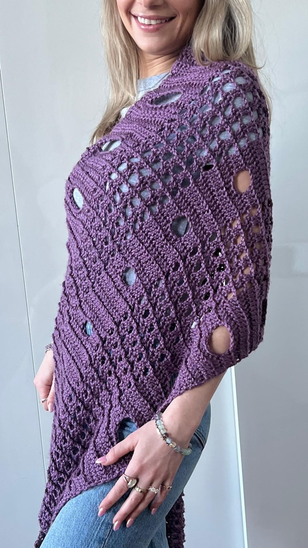 Polino Shawl Wrap CROCHET PATTERN