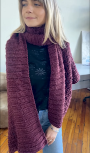 Polino Shawl Wrap CROCHET PATTERN