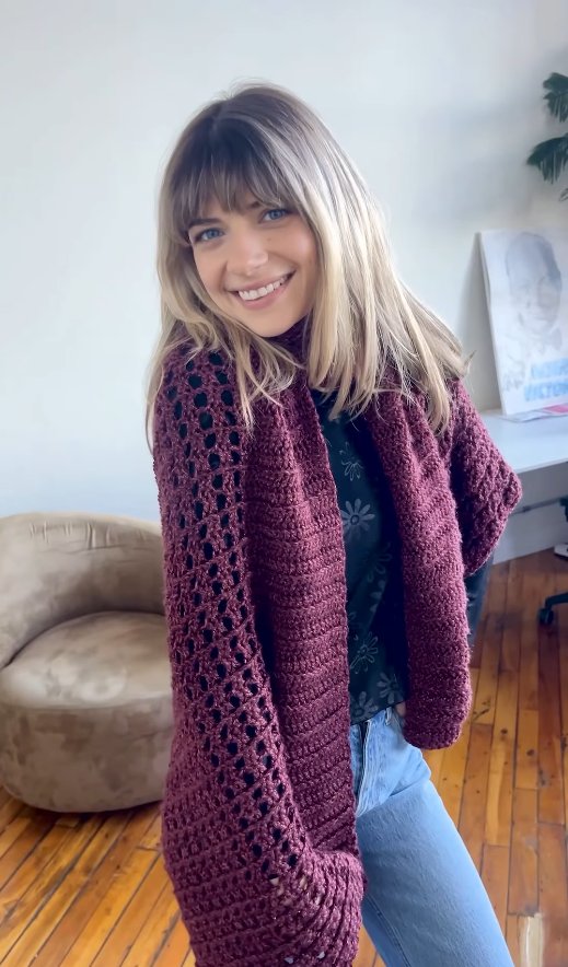 Polino Shawl Wrap CROCHET PATTERN