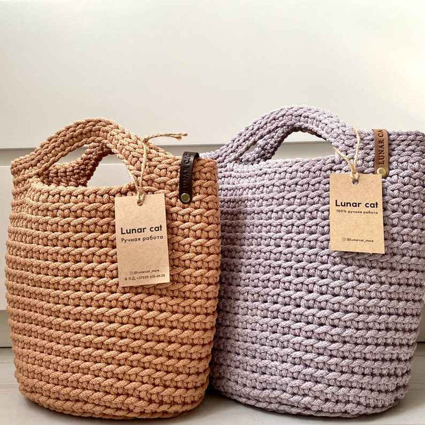 The Reusable grocery bag Crochet Pattern